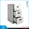 China Supplier 3 Drawer Metal Filing Cabinet / Steel Drawer Cabinet